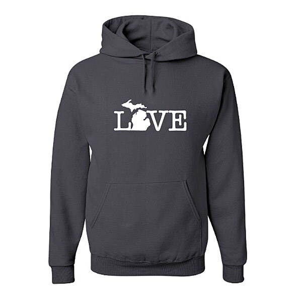 Michigan Love Hoodie AS SEEN on UNDATEABLE on Tv Michigan | Etsy