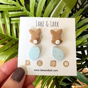 Easter Stud Earring Pack, Create your own stud earring pack, Easter bunny Earrings, Easter Egg Earrings, Spring Polymer Clay Jewelry