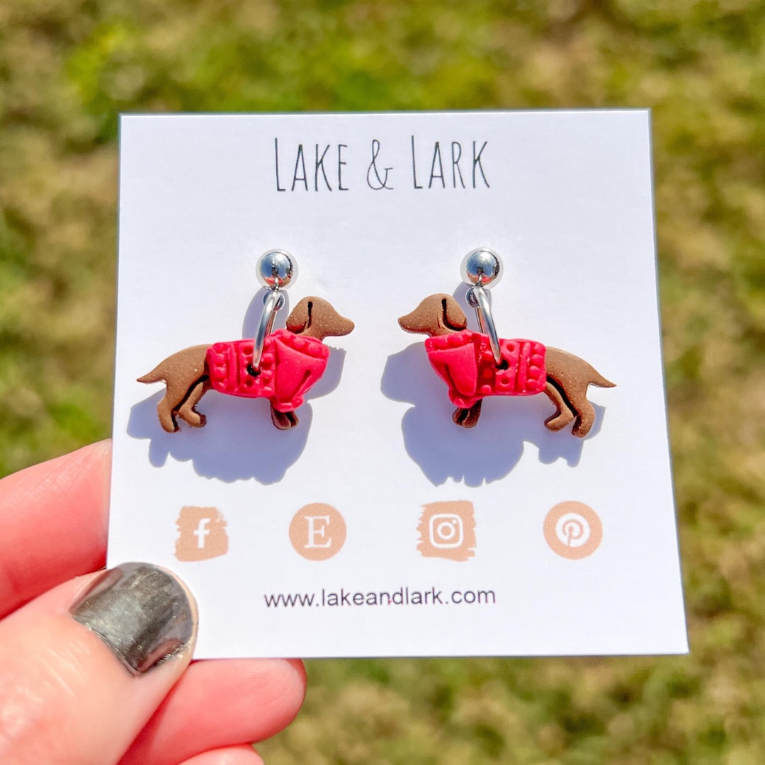 Dot & Dash Dog Mama Earrings
