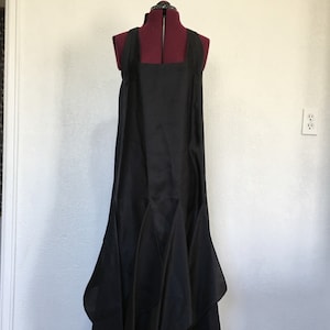 Avant Garde NOS YEOHLEE Satin Chiffon Art Deco Style Maxi Dress Evening Gown