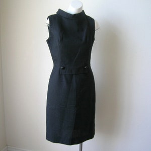 Vintage Merely Waffle Weave Secretary Day Dress