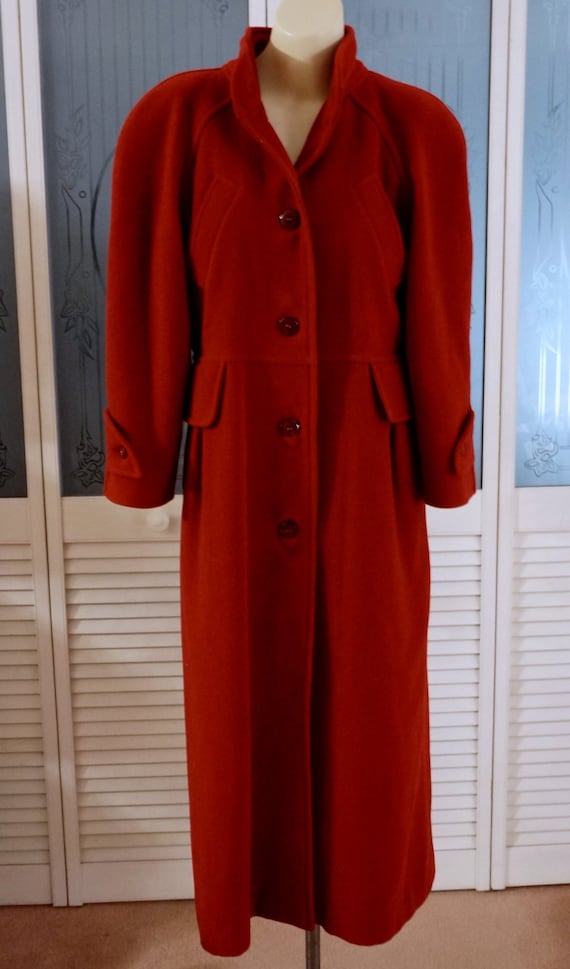 French Designer Vintage Courreges Wool Winter Military Trench - Etsy