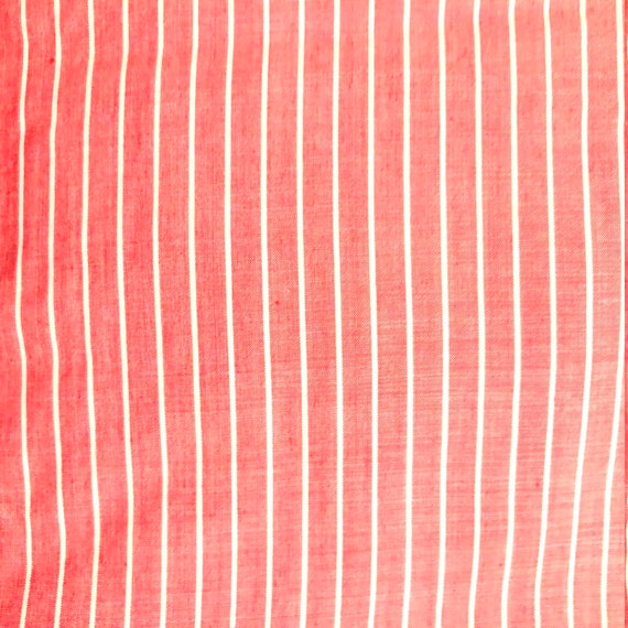 Rare Vintage 30's Striped Silk Pajama Dress Fabric