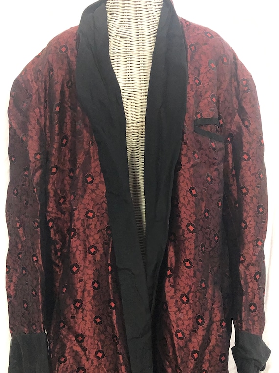 Vintage  Men's Smoking Jacket, Bintage Hugh Hefne… - image 1