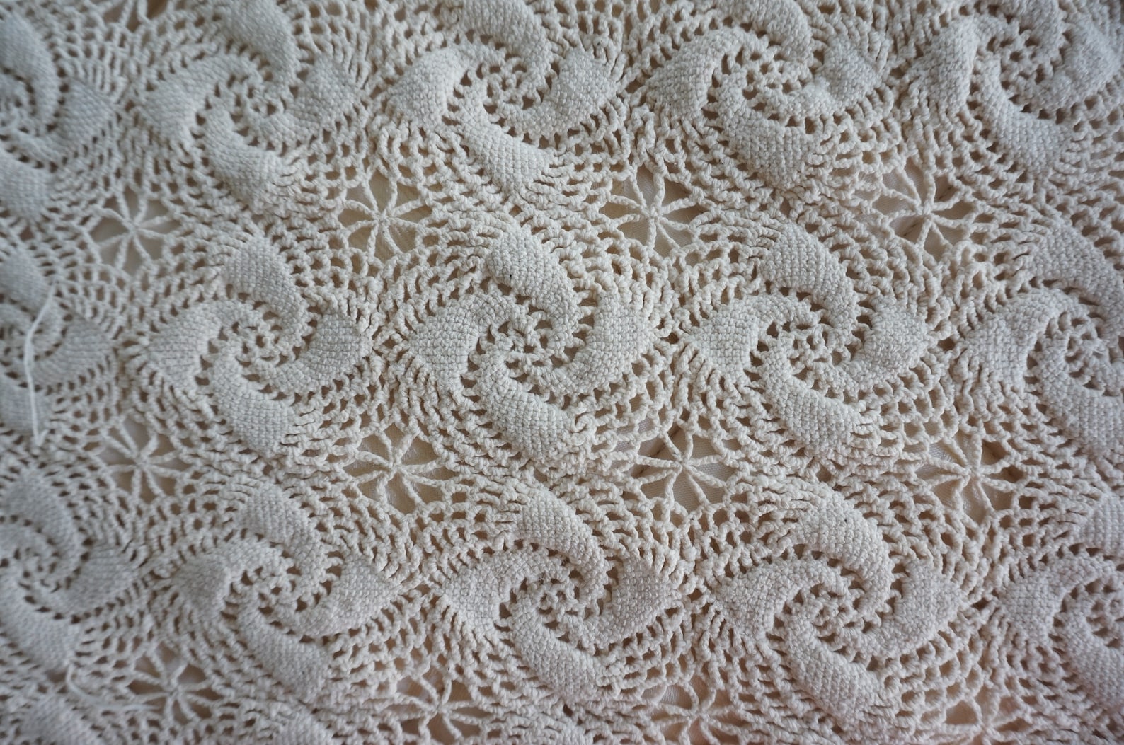Early Fine Vintage Handmade Crochet Lace Bed Cover Coverlet - Etsy