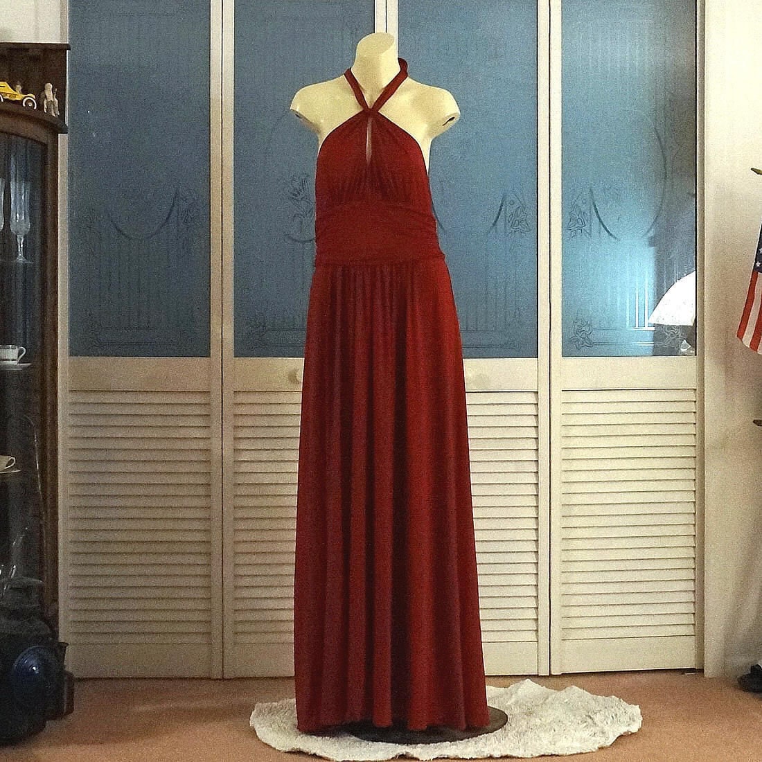 Vintage BCBG Max Azria Ruched Halter Dress Formal Gown Maxi Dress - Etsy