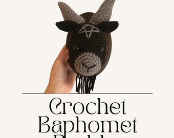 WZÓR - Oprawiony Baphomet Buddy - Wzór szydełkowy