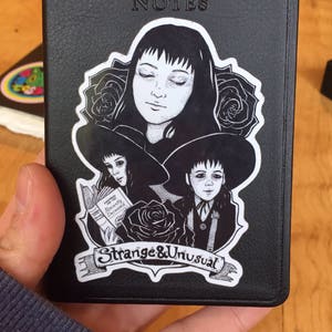 ART STICKER, Vinyl Stickers, Laptop Stickers, Waterproof Stickers,  Beetlejuice Art, Lydia Deetz Art