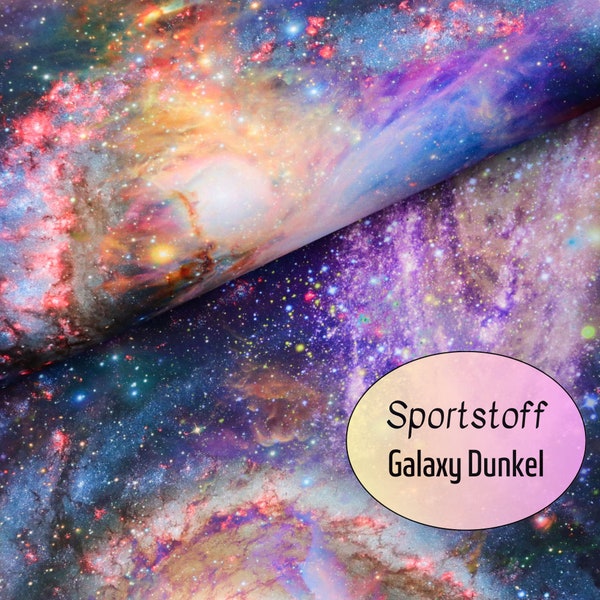 Sportswear Sportstoff Franzi Galaxy Dunkel ab 0,5m (18,00/m)