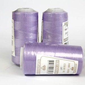 Nähgarn Konen Overlock Flieder 2750m Farbnummer 187 / (3,79/Stk)