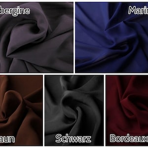 Plain chiffon fabrics sold by the meter, softly falling, transparent, translucent in 40 different colors 5.29/meter image 9