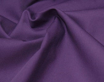 Fine gabardine clothing fabric in purple from 0.5 m (9.50/meter)