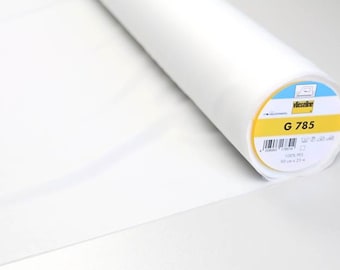 Vlieseline Freudenberg Gewebeeinlage G785 aufbügelbar Weiß ab 0,5m (10,60/m)