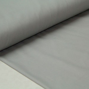 Fine gabardine clothing fabric in grey from 0.5 m (9.50/meter)