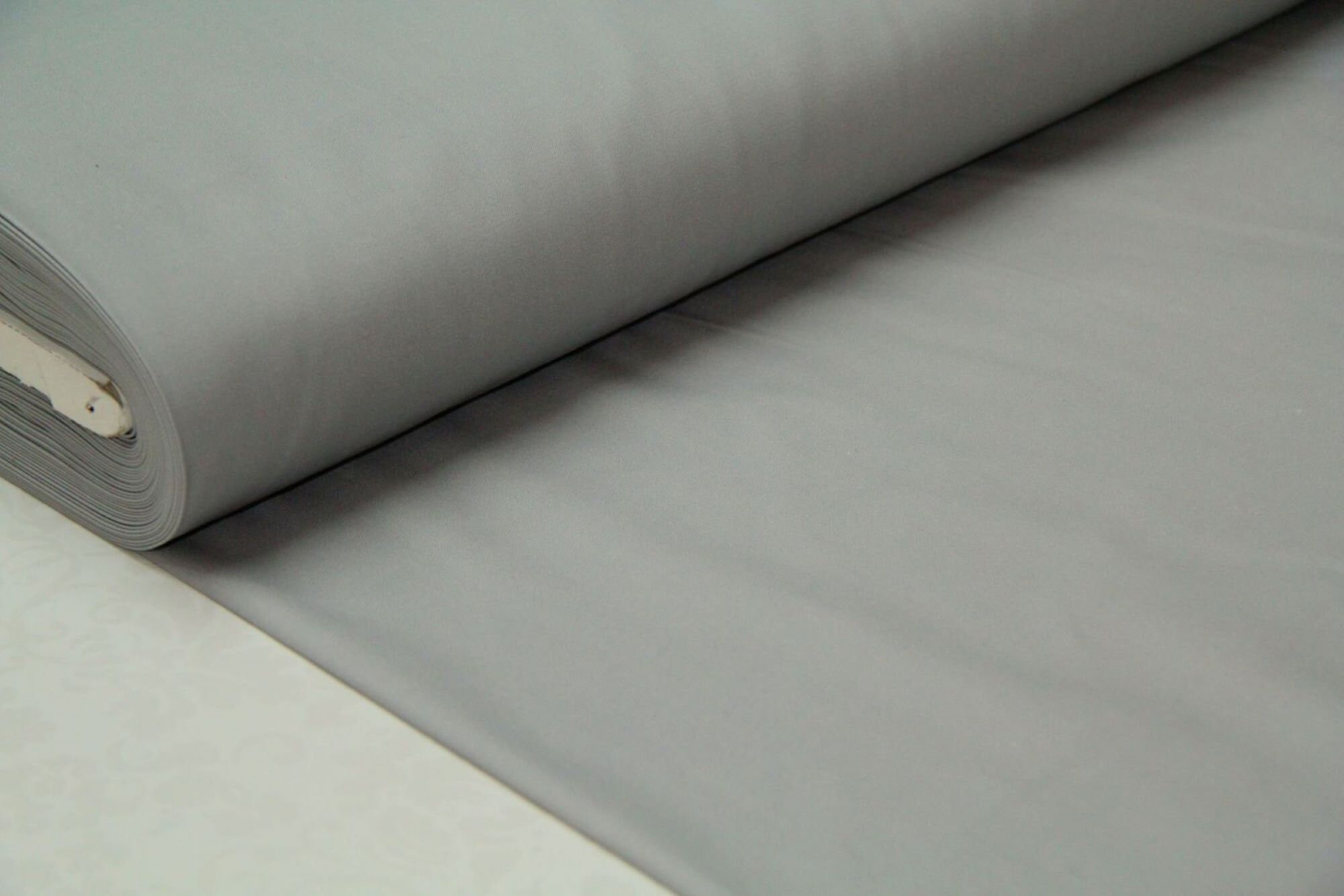 Fine gabardine clothing fabric in grey from 0.5 m (9.50/meter)
