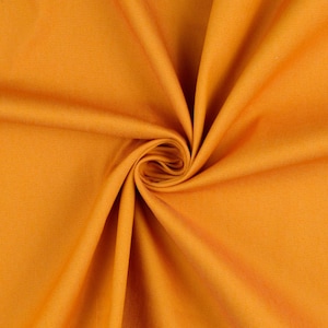 Jeans stretch fabric exclusive in mustard yellow from 0.5 m (12.80/meter)