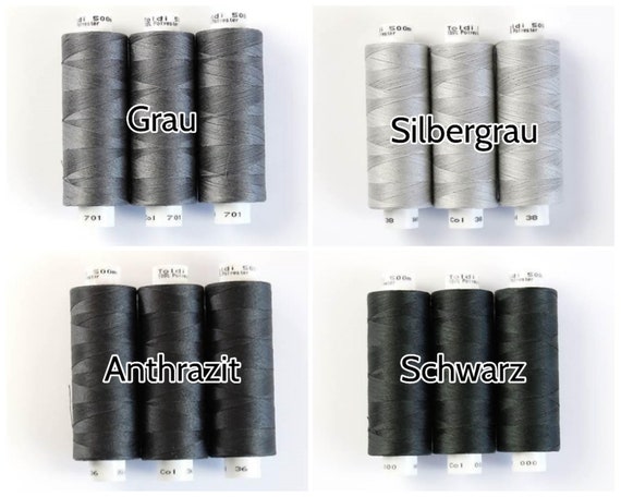 Filo Da Cucito Gütermann No.100 - 500m Poliestere Premium, Perfetto Per Macchina E Cucito A Mano