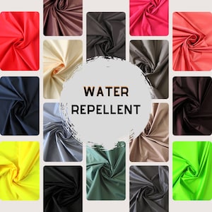 Waterrepellent - water-repellent fabric from 0.5 m (8.00/meter)