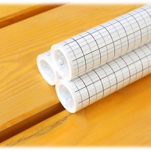 Rotolo di carta velina con motivo a quadretti bianchi 0,8 m x 15 m (5,30/rotolo)