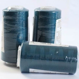 Sewing thread cones overlock dark petrol 2750 m color number 377 / (3.79/piece)