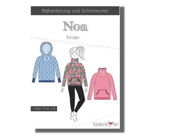 Schnittmuster Papier Kinder Raglanpullover NOA Fadenkäfer (11,90/Stk)