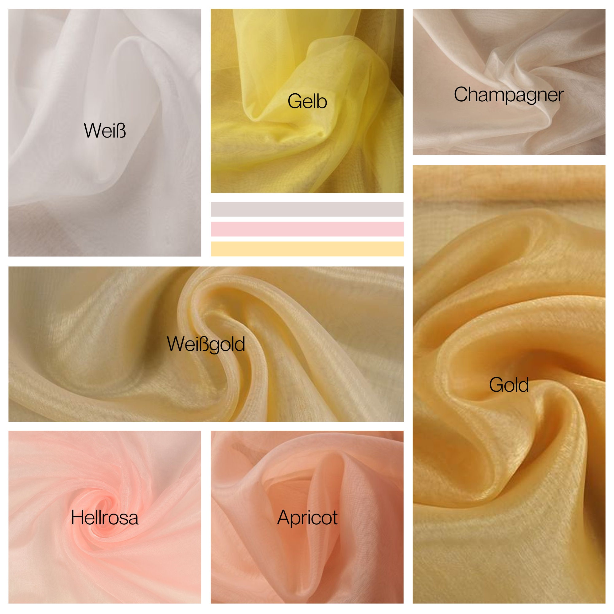 Eleganza Rotolo Organza Morbida 29 Cm X 25 M - Colore Arancione, Numero 04 - Tessuto Leggero Per Decorazioni E Fai Da Te