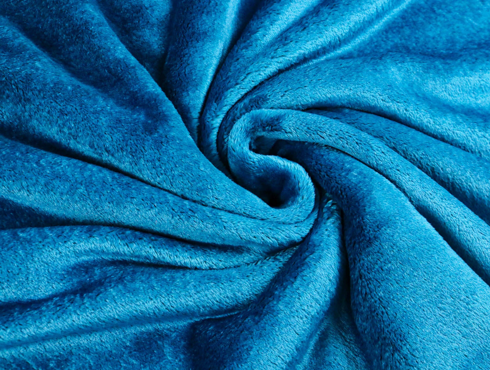 Tessuto In Pile Wellness, Morbido E Soffice, Tinta Unita, In Nero - Foto 7