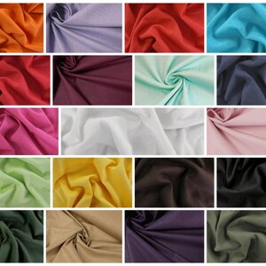 Linen-viscose blend "Lorenzo" in different colors from 0.5 m (9.60/meter)