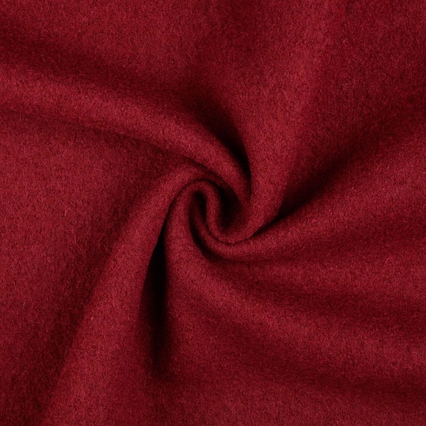 Walkloden / laine foulée couleurs unies à Bordeaux à partir de 0,5 m (28,00/mètre)