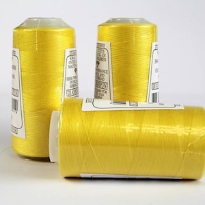 Nähgarn Konen Overlock Gelb 2750m Farbnummer 642 / (3,79/Stk)