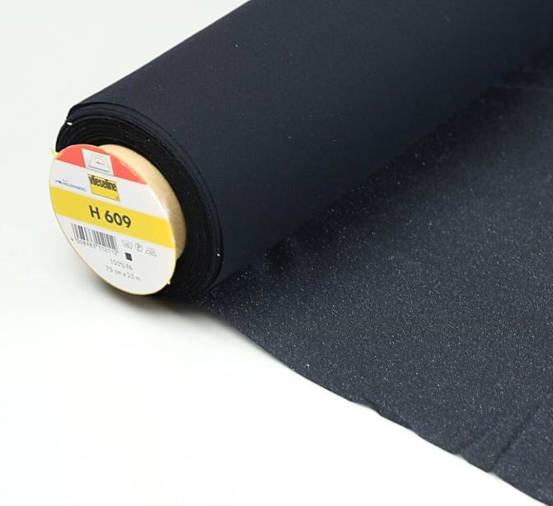 Freudenberg Interlining Vlieseline Freudenberg Fabric Interlining H609 Iron-on Black From 0.5 M ...