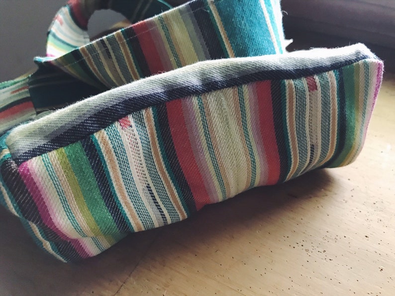 MINI TOTE Southwestern Teal