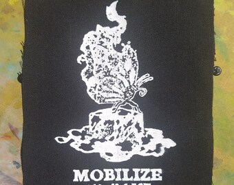 Mobilize Butterfly patch - all proceeds donated to Black Immigrant Bail Fund