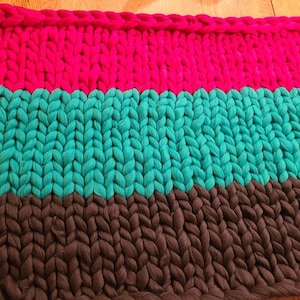 100% merino wool chunky knit blanket, gift for elderly, throw, laprobe, wool blanket made in the USA, hypoallergenic blanket