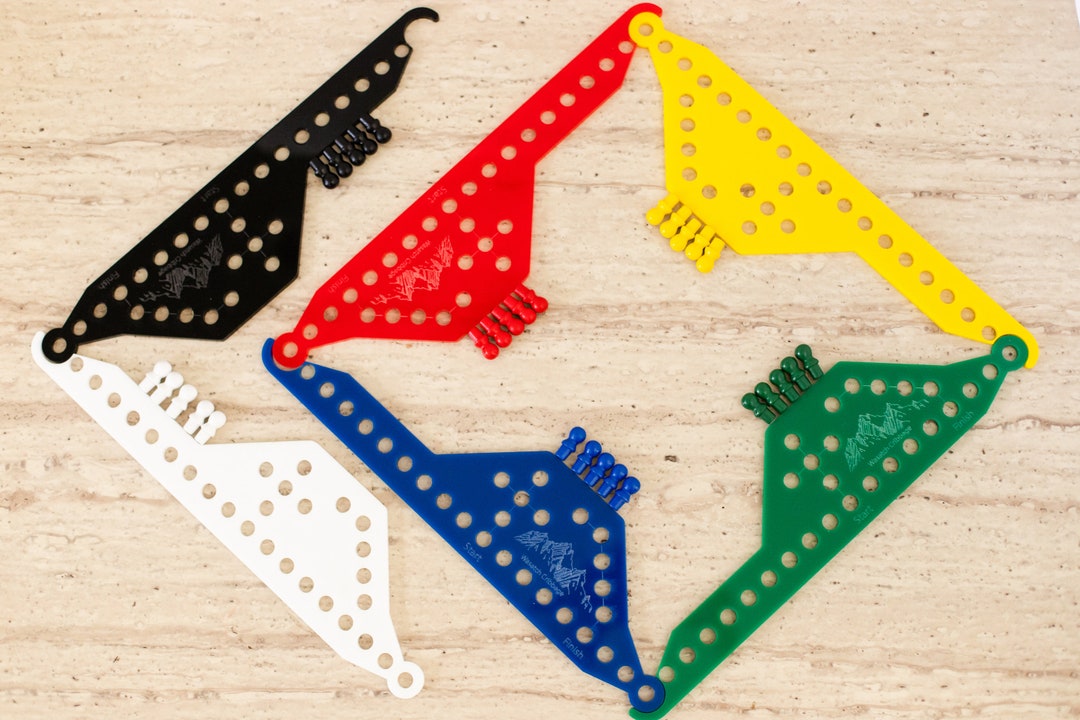 Wasatch Cribbage Acrylic aka Jokers and Marbles Etsy