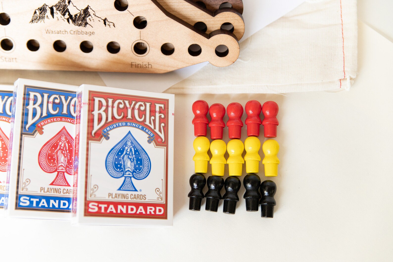 Wasatch Cribbage aka Jokers and Pegs Board Game Etsy