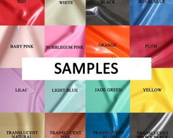 Latex Fabric Sample Pack by Radical Rubber - Our Full Range - Worldwide Delivery