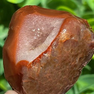 Lake Superior Agate Amethyst Tubes Red Banding  1.4 oz