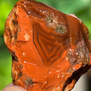 Lake Superior Agate Amethyst Red White Orange Paint Tubes Crystal Banding  .6 oz