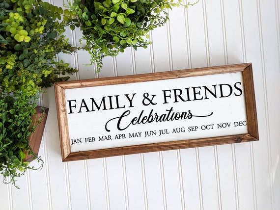 Download Family Friends Monthly Celebrations Svg Monthly Etsy