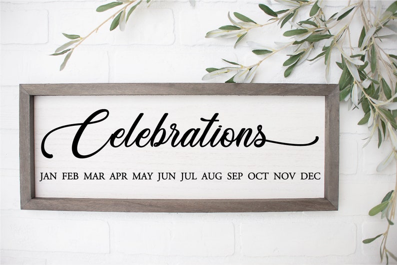 Download Monthly celebrations svg family celebrations svg | Etsy
