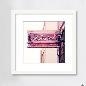 Nashville Tootsies Sign, Tootsies Orchid Lounge, Country Music Bar, Color or Black and White Photography, Nashville Wall Art Print
