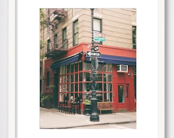 Friends Apartment New York Print, West Village, NYC, Little Owl Cafe, Greenwich Village, New York City Wall Art