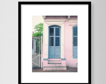 Pink House, New Orleans Photography, French Quarter Architecture, New Orleans Wall Art, NOLA Gift