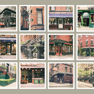 Greenwich Village, New York Print Set, Gallery Wall, New York Wall Art, Photography, West Village, Office Decor, Dorm, New York Gift, 5x5