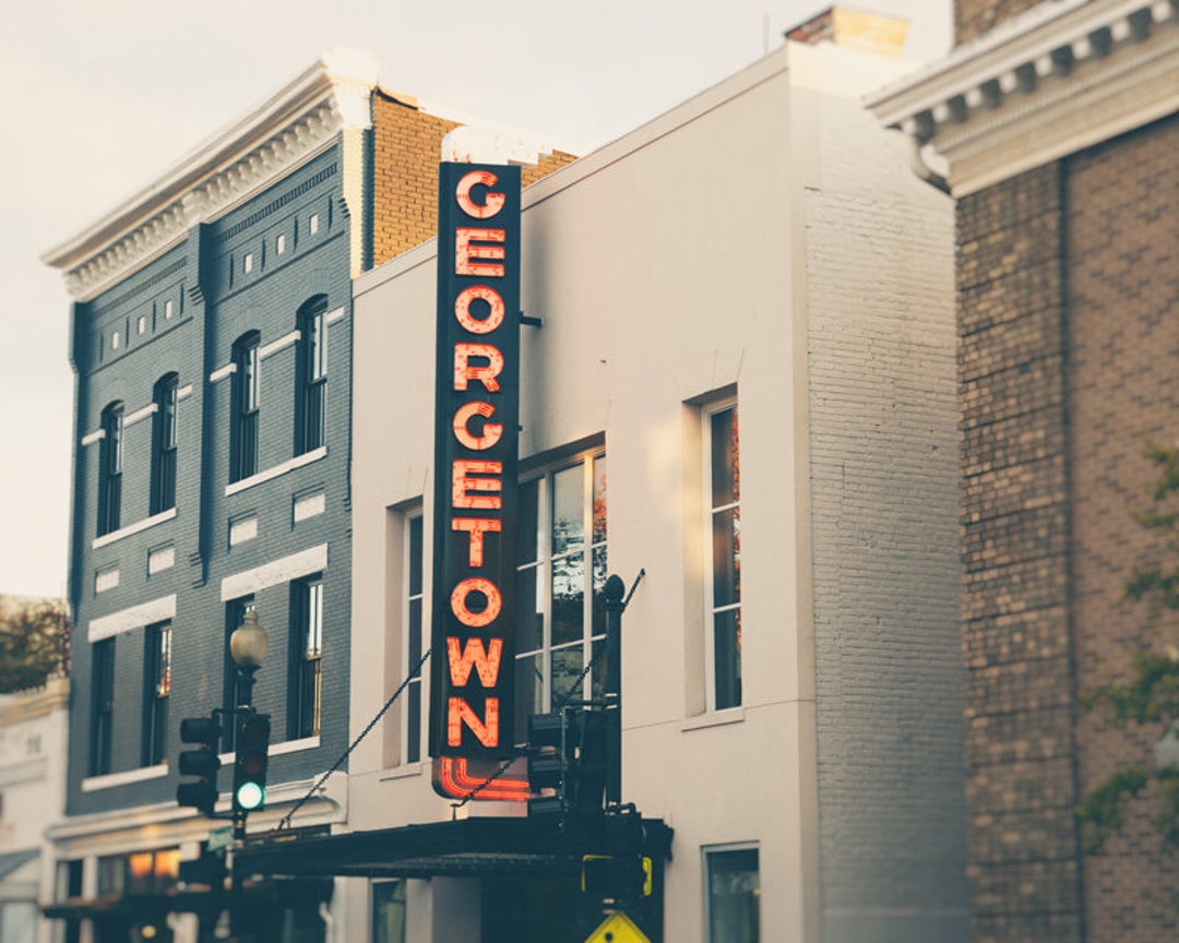 Georgetown, Washington DC, Photography Print, Wall Art, Dorm Decor ...