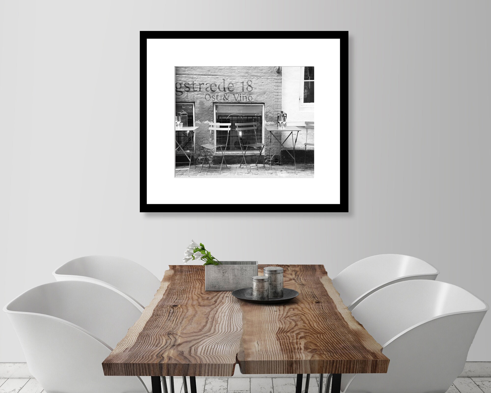 Kitchen Wall Art Black and White Photography Copenhagen Etsy