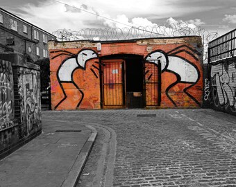 Stik Street Art, London Photography, Graffiti Print, Fine Art Print, Contemporary Wall Art, Urban Decor, boys room decor, office decor
