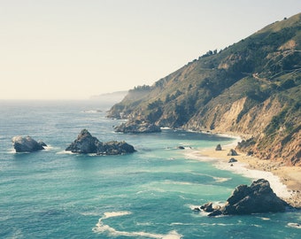 California Coast, Big Sur Photography Print, Pacific Coast Highway, Ocean Landscape Wall Art