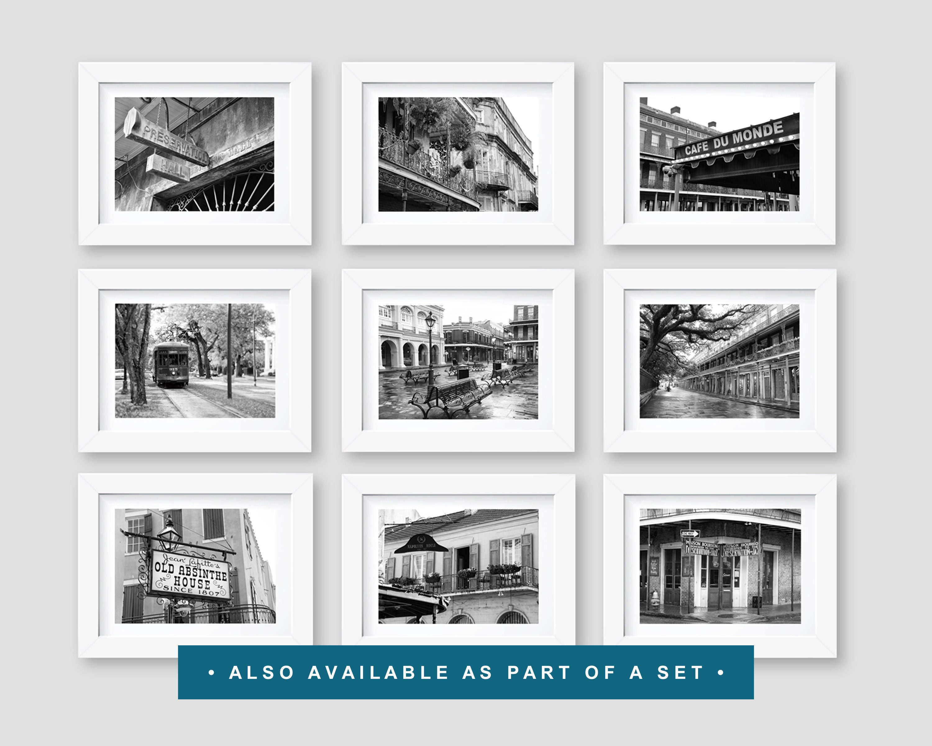 New Orleans Photography Black and White New Orleans Wall Art | Etsy